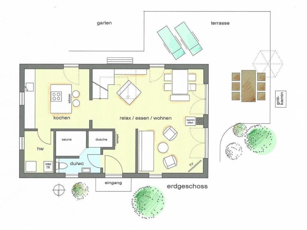 Holiday Home Reet-Seaside Glowe Exteriör bild